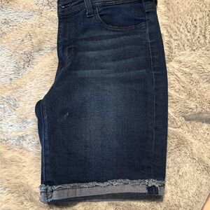 Guess Dark Blue Jean Shorts